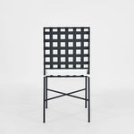 Sheffield Dining Chair Outdoor with White Cushion