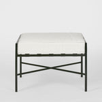 Sheffield Ottoman Outdoor White Cushion