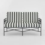 Sheffield Sofa Outdoor 2 Seater B/W Stripe Cushions