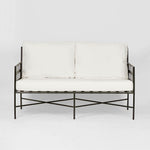Sheffield Sofa Outdoor 2 Seater White Cushions