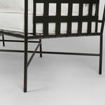 Sheffield Sofa Outdoor 2 Seater White Cushions