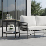 Sheffield Sofa Outdoor 2 Seater White Cushions