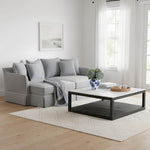 Denver Marble Coffee Table Black & White