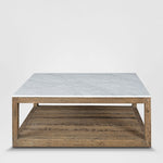Denver Marble Coffee Table Natural & White