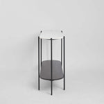 The James Marble Console Large Black/White