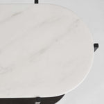 The James Marble Console Large Black/White