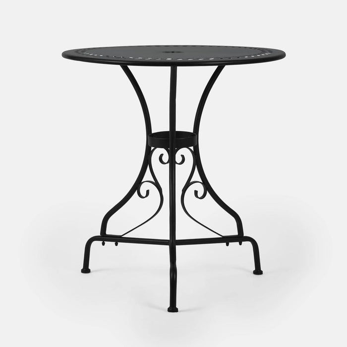 Annabel Round Table 70cm Black -Outdoor Bistro dining