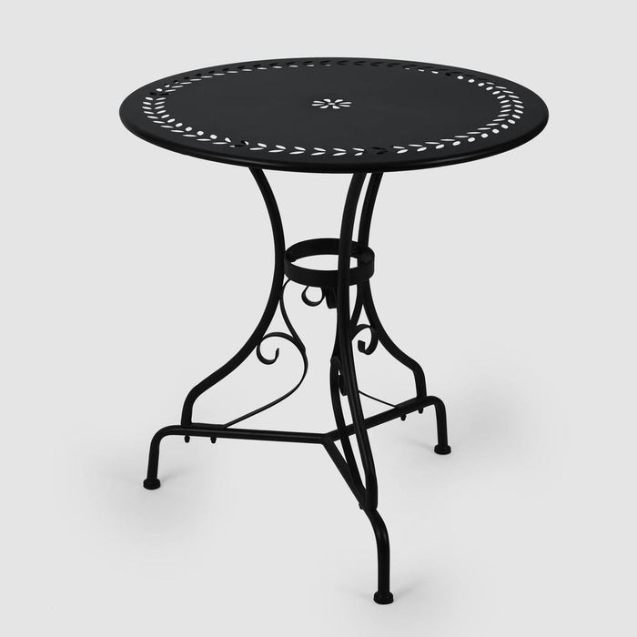 Annabel Round Table 70cm Black -Outdoor Bistro dining
