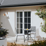 Annabel Round Table 70cm Black -Outdoor Bistro dining