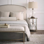 Palais Bedside 3 Drawer Mirror & Gold