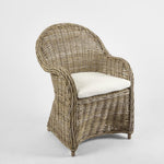 Long Island Wicker ArmChair with Cushion - Outdoor Under-Cover