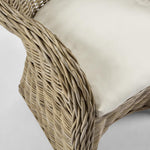 Long Island Wicker ArmChair with Cushion - Outdoor Under-Cover