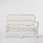 Seville Rattan Two Seater White