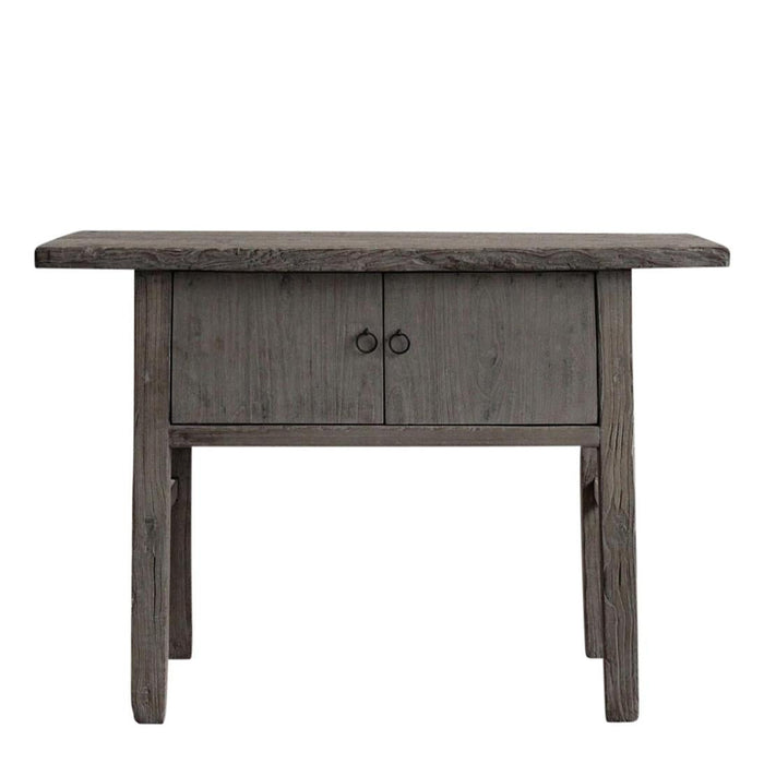 Shanxi Elm 130 Year Wooden Side Table No. 10
