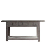120 Years old Elm Wood Console with Drawers No. 7