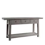 120 Years old Elm Wood Console with Drawers No. 7