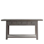 120 Years old Elm Wood Console with Drawers No. 7