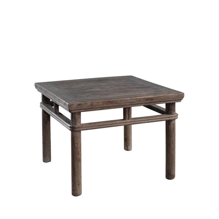 120 Years Old Elm Wood Side Table