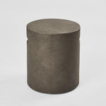 Leno Drum Stool Grey