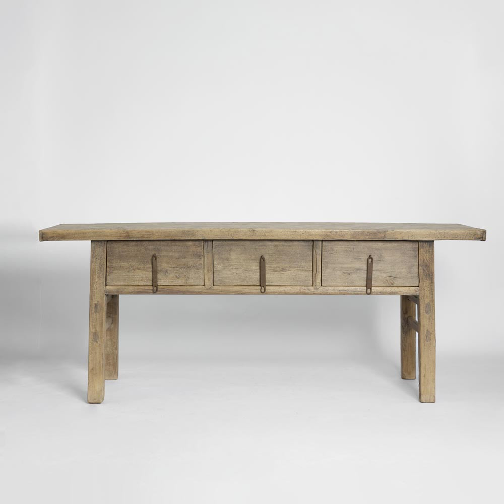Shanxi 206cm Console Table with Drawers 150 Years Old