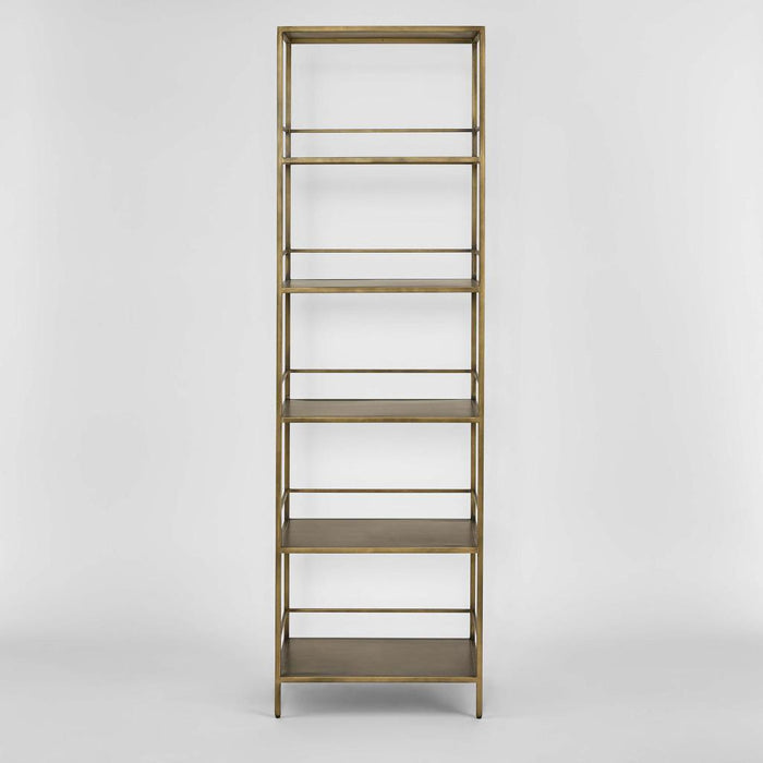 Burnley Shelf 5 Tier Brass