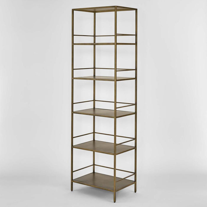 Burnley Shelf 5 Tier Brass