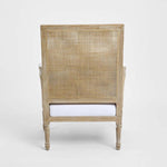 Hicks Caned Armchair White