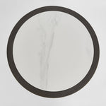Gordon Drum Side Table
Black/White Stone