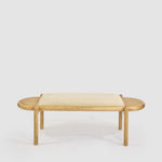 Coolum Bench with upholstered seat