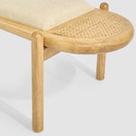 Coolum Bench with upholstered seat