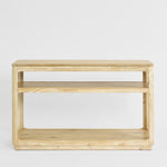 Fairfax Consol Table 1 Shelf Natural Whitewash
