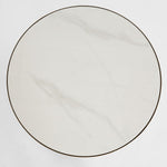 Palais Round Side Table Gold & Ceramic