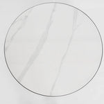 Palais Round Coffee Table Black & Ceramic