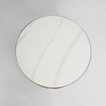 Palais Round Coffee Table Gold & Ceramic
