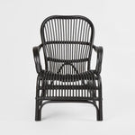Seville Rattan Armchair Black