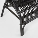 Seville Rattan Armchair Black