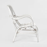 Seville Rattan Armchair White