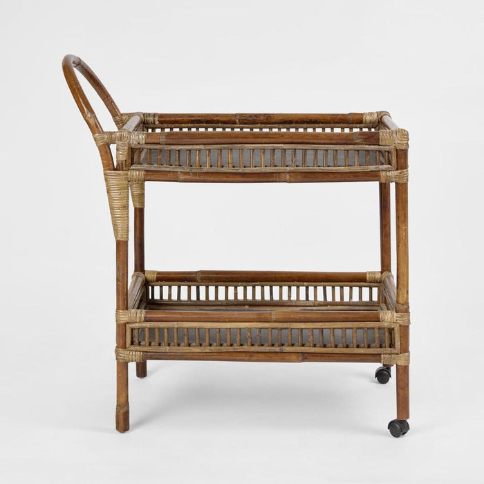 Rattan Bar Cart