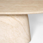 Corsica Oval Dining Table Ivory Travertine Look - Outdoor 240cm