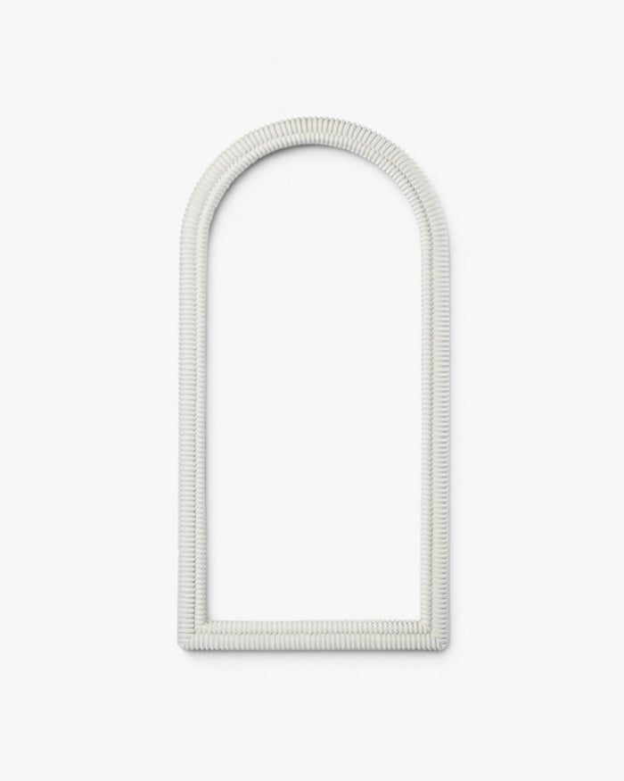 Fossil Arch Mirror White