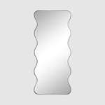 Babalon Iron Floor Mirror Black