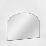 Manor Iron Mantel Mirror Black