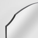 Manor Iron Mantel Mirror Black