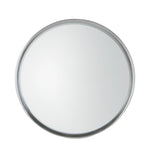 Harvey Round Mirror Silver