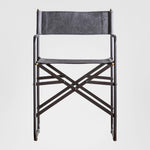 Jodhpur Black Leather ArmChair Set of Two