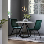Moorgate Dining Table Black 90cm