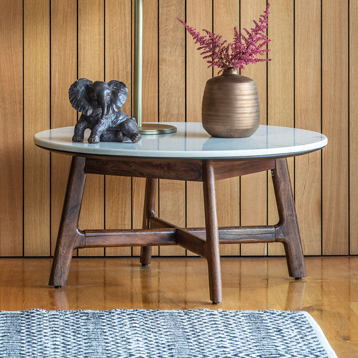 Barcelona Round Coffee Table 800x800x400mm