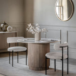 Marmo Round Dining Table 110x110x75cm