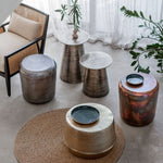 Langley Side Table Set of 2 400x400x450/580mm