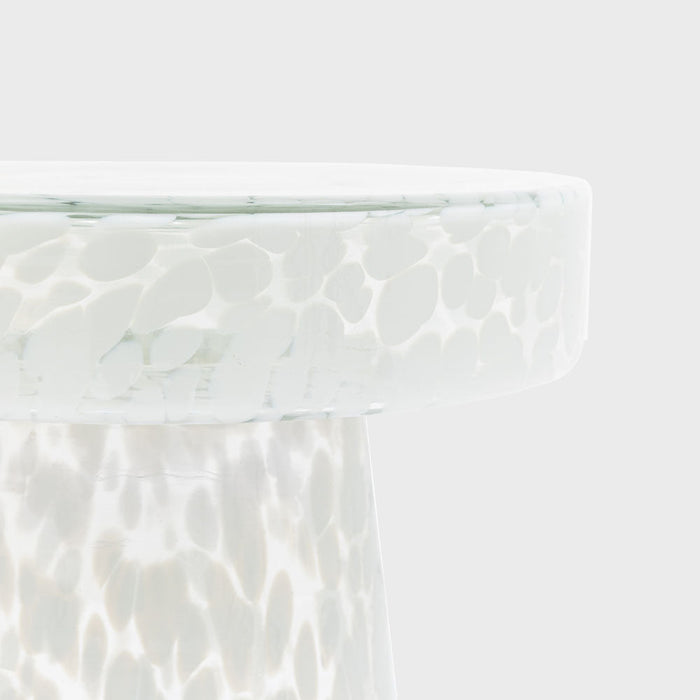 Murano Side Table White 395x395x465mm